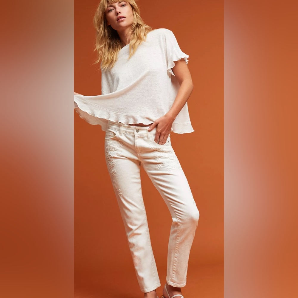 Pilcro embroidered jeans